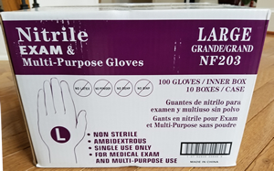 Nitrile Gloves Powder Free-Large