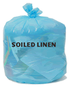 Blue Soiled Linen 1.30 MIL 37x50" Liners