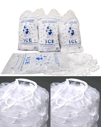 Ice Bags of 5, 8 and 10 Pound Capacity
