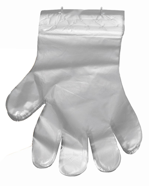 Poly Disposable Gloves - Large-2K