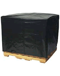 Black Pallet Covers - 51" x 49" x 85" - 3MIL, UVI