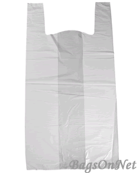 Extra-Large, 18"Wx8"Dx32"H, White, Shopping Bags