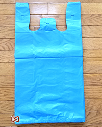 Large, Blue, 12"W x 6"D x 22"H,  Shopping Bags