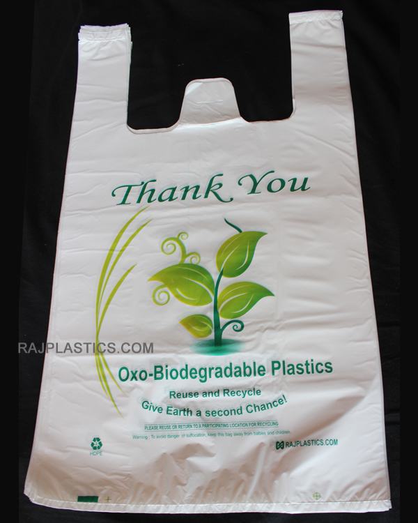 Beliggenhed Vægt løbetur Medium Size White Oxo-Biodegradable Plastic Shopping Bags - Packed 1000 per  Box - BagsOnNet