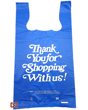 Large, Blue, TKY,12"W x 6"D x 22"H,  Shopping Bags
