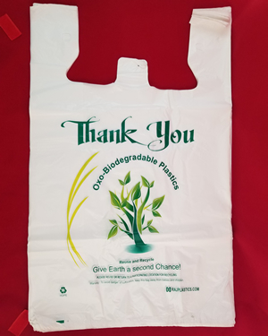 Mini Jumbo White OXO Biodegradable Plastic Bags