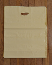 Die-Cut Bags - Ivory Color - 15" W x 18" H + 4" D