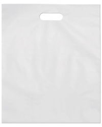 Die Cut Handle 15" W x 15" H Plastic Shopping Bags