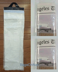 News Paper Clear Plastic Bags - Saddle Packs 