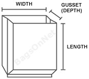 Poly Bags - 11 1/2" W x 10" D x 21 1/2" H - 1 MIL