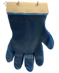 Poly Disposable Gloves - Large - on Wickets