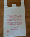 Extra-Large White Thank You Shopping Bags