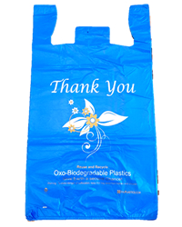 Extra-Large, Blue, Oxo Biodegradable Plastic Bags