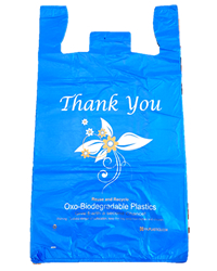 Extra Large White Plastic Shopping Bags (100 pcs.)