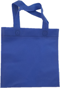 Blue, Stitched Handle Party Favors Goodie Bags