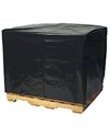 Black Pallet Covers - 51" x 49" x 73" - 3MIL, UVI