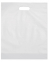 Die-Cut Bags - White - 15"W x 18"H + 4"D, 500/Cs