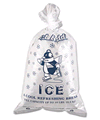 Ice Bags with Twist Ties - 8 LB Capacity